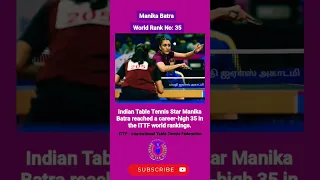 Manika Batra World Rank 35|Table Tennis Player|January Current Affairs Tamil 2023|#bharathiiascademy