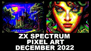 ZX Spectrum: PIXEL ART from DECEMBER 2022