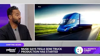 Tesla semitruck production has started, Elon Musk says