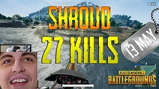 Shroud | 27 Kills | PUBG (New Map: Sanhok)