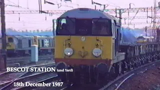 BR in the 1980s Bescot Station on 18th December 1987