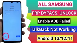 Samsung Frp Bypass TalkBack Not Working - Without Pc Method 2023 || Samsung F34 5G Frp Bypass