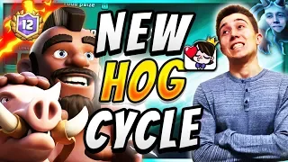 *NEW* HOG RIDER CYCLE DECK! Super Fast Cycle — Clash Royale