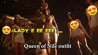 Resident Evil 8 Village Lady Dimitrescu Neferitti Queen of Nile outfit   Biohazard 8 mod  4K