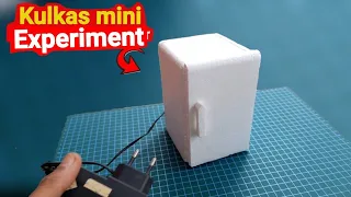 Unexpected creative idea to make a mini fridge freeze water