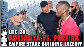 Israel Adesanya, Alex Pereira Face Off At Empire State Building For UFC 281 Title Fight