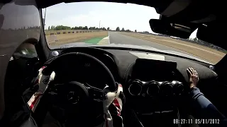Onboard 3 laps Mercedes AMG GT BLACK SERIES at Le Mans Bugatti 2022