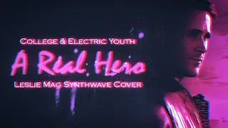 REMASTERED | College & Electric Youth - A Real Hero (Synthwave Male Cover)