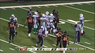 CFL Saskatchewan @ Hamilton July 27th, 2013 Condensed (4th Quarter)