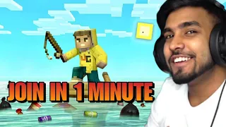 MINECRAFT,CLEAN THE RIVER SERVER  JOIN IN 1 MINUTE
