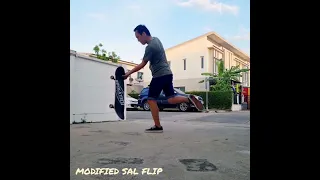 Modified Sal Flip🛹Easy tricks for new skater🛹Link tutorial in comment 🛹Oldschool tricks