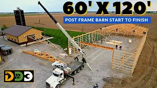 He'll Pay For This Whether He Does It Or Not! [Building a Large Pole Barn Machinery Shed]