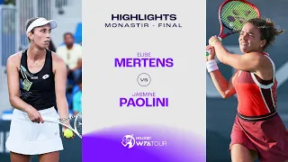 Elise Mertens vs Jasmine Paolini | 2023 Monastir Final | WTA Match Highlights