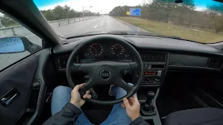 AUDI 80 B4 1993 1.9TD 55KW POV Drive 4K