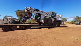 loading a Terex/Demag AC 80-2 onto a lowbed