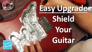 How to Shield a Guitar Using Aluminum Tape