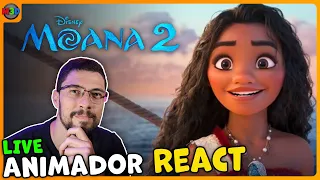Moana 2 | Trailer | Animador React | Isso é mesmo um filme???