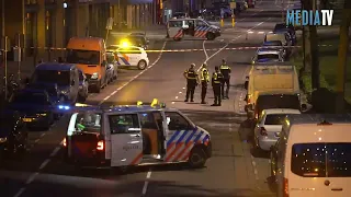 Gezondheidscentrum onder vuur genomen Aelbrechtskade Rotterdam