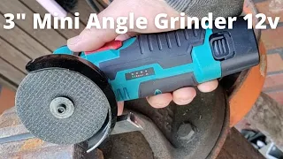 First Test 3" Mini 12v Brushless Angle Grinder AliExpress