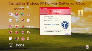 Installing Windows XP Horror Edition on VBox