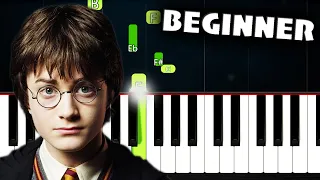 Harry Potter Theme (Hedwig's Theme) - BEGINNER Piano Tutorial