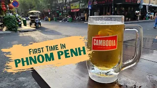 First Time in PHNOM PENH, Cambodia - Visa On Arrival, Hotel Tour, Markets and Food!