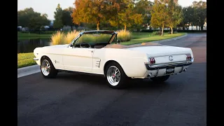 Revology Car Review | 1966 Mustang Convertible in Wimbledon White