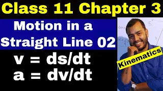 Class 11 chap 3 : Motion in a Straight Line 02 || Instantaneous Velocity || Kinematics || IIT/ NEET