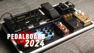 PEDALBOARD 2024 - GT1 e Pedais WORSHIP  Setup Br  / Rundown 2024