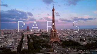 PARIS by DRONE. Aerial video in 4k