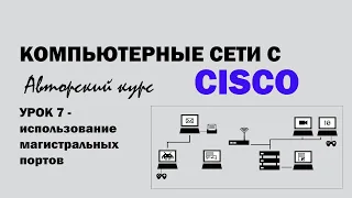 Компьютерные сети с CISCO - УРОК 7 из 250 - использование магистральных портов