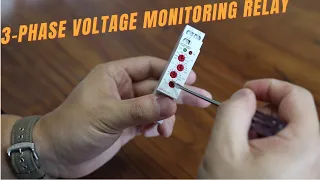 the demonstration of 3-phase voltage monitoring relay GRV8-05 | Geya Electric