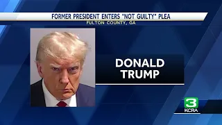 Trump pleads not guilty, waives arraignment for Georgia election interference case