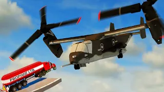 Cars vs Boeing V-22 Osprey | Teardown