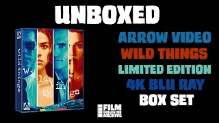 UNBOXED | ARROW VIDEO | Wild Things Limited Edition 4K Blu Ray Box Set