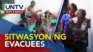 Hirap na sitwasyon sa mga evacuation center, daing ng mga displaced families sa Albay