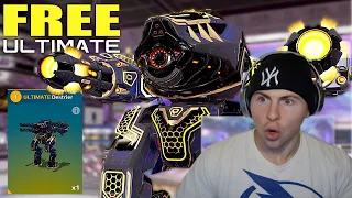 Pixonic Just Gave Every Player A FREE Ultimate Destrier! [Not Clickbait] Rare W | War Robots