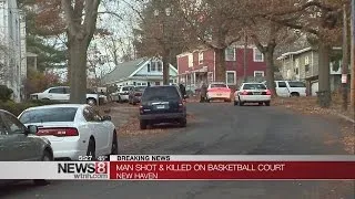 Man shot and killed on basketball court in New Haven