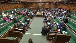 Live: MPs vote on draft legislation to delay Brexit | ITV News