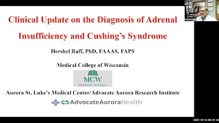 Clinical Update on the Diagnosis of Adrenal Insufficiency and Cushing's Syndrome