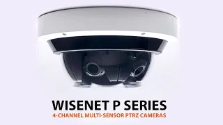 Wisenet P series Multi-sensor PTRZ cameras