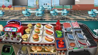 Cooking Fever - Fast Food Court Level 40 🍔🌭 (3 Stars/Orders Memorized)