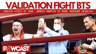 Unseen Exclusive Footage?! Wonder Boy Carl Jammes Marting vs Mark Anthony Geraldo | BTS Full Fight