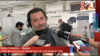 MICKY HUIDOBRO de MOLOTOV habla de la bronca que tuvieron en Chile con el grupo LOS MISERABLES