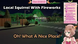 Local Squirrel Risu Plays With Fireworks, Ends Up Committing Arson【HololiveID English Sub】