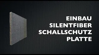 Einbau SilentFiber SCHALLSCHUTZPLATTE, Schallschutz zum Nachbarn,  Schalldämmung selbst verbessern