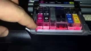 How to replace Canon Pixma printer ink cartridge change cartridges Canon multifunction device DIY