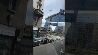 Milano dal finestrino dell'autobus.  Милан из окна автобуса. 9.07.2022