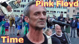 Time, Pink Floyd, Piazza dei Fiori, Rome, Italy, cover at Campo de Fiori (Giordano Bruno), Roma