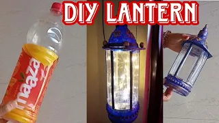 DIY LANTERN | EASY Lamp with plastic bottle | wastemateriideas | Recycle Craft | anicrafts